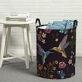thumbnail image 5 of Goofa Humming Bird Printed Circular Hamper,Laundry Basket with Handles,Storage Baskets Foldable,Large Capacity Laundry Hamper-Small, 5 of 8