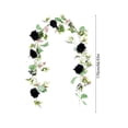 thumbnail image 4 of pstuiky Roses Guirlande Artificielles 68,9 Pouces Vigne en Plastique Multicolore Résistante aux Uv pour Usage Extérieur et Intérieur, 4 of 7