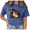 2-Blue, variant on GIFFIMY Women Funny 4th Of July Duck Graphic Washed Cotton Short Sleeve Tee Holiday S-2XL Brown Tops