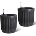 thumbnail image 6 of 14.5"/23"/31" Tall Planter with a Water Level Monitor, Self Watering System and Wheels, Medium Flower Pots for Living Room, Bedroom Office, Patio, Porch, Garden, 6 of 8