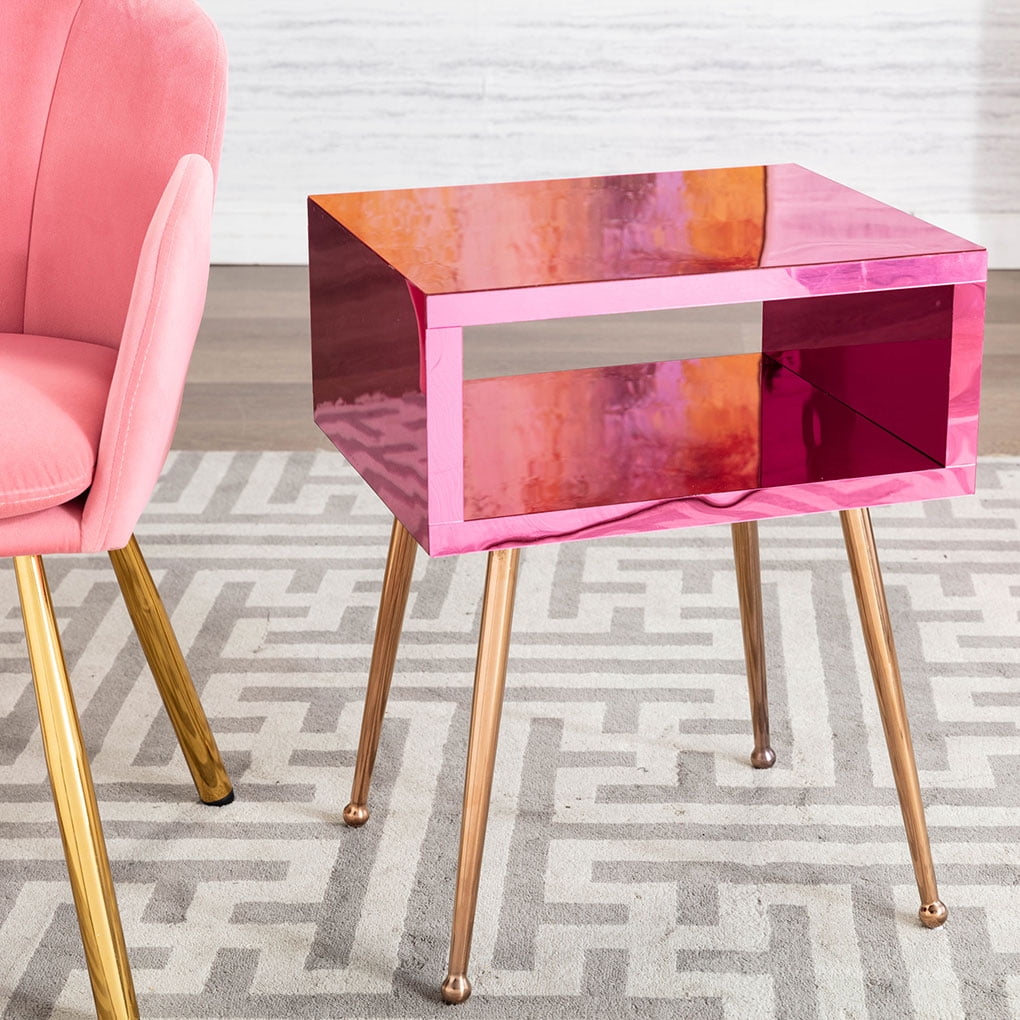 Starixs Trade Mirror Coffee Table Side Table Bedside Table, Smooth