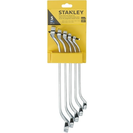 STANLEY STMT81186 5 Piece Offset Box Wrench Set MM