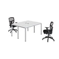 thumbnail image 2 of Boss Office Products Simple System Double Desk, 29-1/2"H x 60"W x 48"D, White, 2 of 5