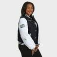 thumbnail image 5 of Women's WEAR by Erin Andrews  Black Oregon Ducks Varsity Puffer Jacket, 5 of 6