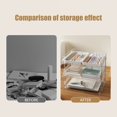 thumbnail image 5 of BKSTN 3 Tiers Paper Organizer for Desk Desktop White File Holder Office Desk Organizer Mail Letter Tray & Paper Sorter Document Notebooks Storage Rack for Home Office Classroom, 5 of 5
