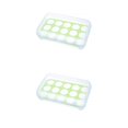 thumbnail image 2 of Yuarrent Huevera Frigorífico 15 Rejillas Caja Bandeja Huevos con Tapa Transparente Apilable Type1 NO1, 2 of 6