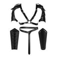 thumbnail image 3 of Cinturón de piel sintética clásico para hombre, accesorios de disfraz de caballero medieval, conjunto de Anime Doble Hombro, 3 of 9