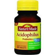 Nature Made Acidophilus Probiotics Tablets 60 ea (Pack of 4)
