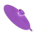 thumbnail image 1 of Ruiboury Creative Silicone Cup Lid Durable Portable Size Multiple Color Options Eco-friendly Product BPA-free Purple, 1 of 6