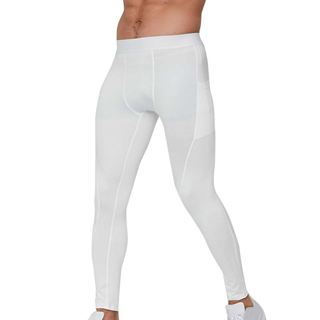 KIHOUT Compression Pants for Men Running Tights Leggings Athletic Workout Gym Base Pants