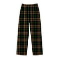 thumbnail image 1 of Kids' Fashion Regular Plaid Flannel Pants Leggings, 1 of 4