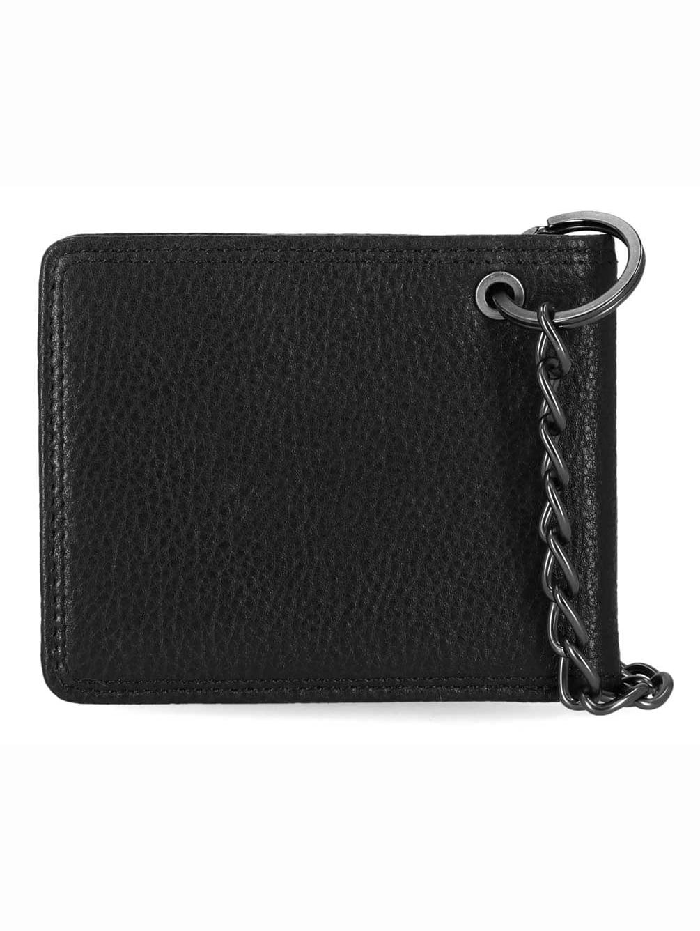Harley-Davidson Men's Embossed Eagle Billfold Chain RFID Wallet, Black, Harley Davidson