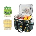 thumbnail image 2 of FORMRS Insulated Cooler Bag 24 Cans Capacity Soft Leakproof Lunch Box with Side Pockets, Floral Lemons, 2 of 7