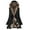 Black, variant on LEAVINGSUO Womens Coats Plus Size Clearance Womens Tops Ladies Lining Coat Womens Winter Warm Thick Long Jacket Hooded Overcoat