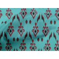 thumbnail image 4 of oneOone Cotton Poplin Fabric Argyle Style Ikat Print Fabric BTY 56 Inch Wide, 4 of 4