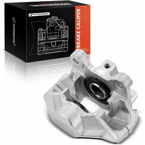 A-Premium Disc Brake Caliper Assembly Compatible with Select Volvo Models - 240 1990-1993, 242 1975-1984, 244/245 1975-1989, 262 1976/1978-1981, 264, 265, 164 - Rear Left Driver Side