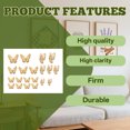 thumbnail image 3 of CCOCC 20Pcs Butterfly Wall Decor,Colorful Versatile Decor Room Decor Wall,Non-Fading Finish Butterflies Decorations,Gold, 3 of 7