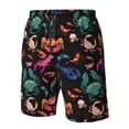 thumbnail image 4 of Pofeuu Animals Under Water Prin Men's Swim Trunks Quick Dry Bathing Suit Swimming Board Shorts Mesh Lining Beach Swimwear-Small, 4 of 6