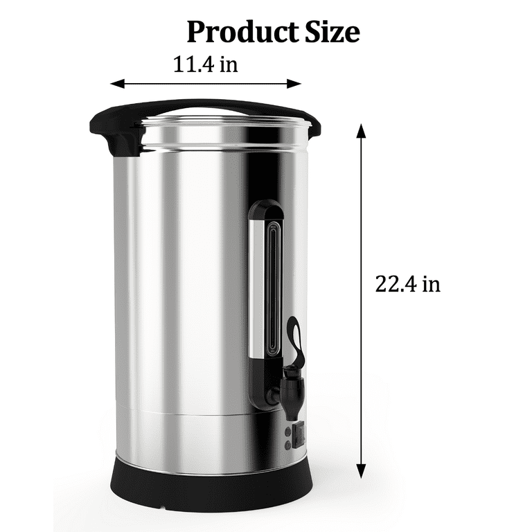 CuisinSmart 60-Cup Commercial Stainless Steel Large Coffee Urn - Walmart.com
