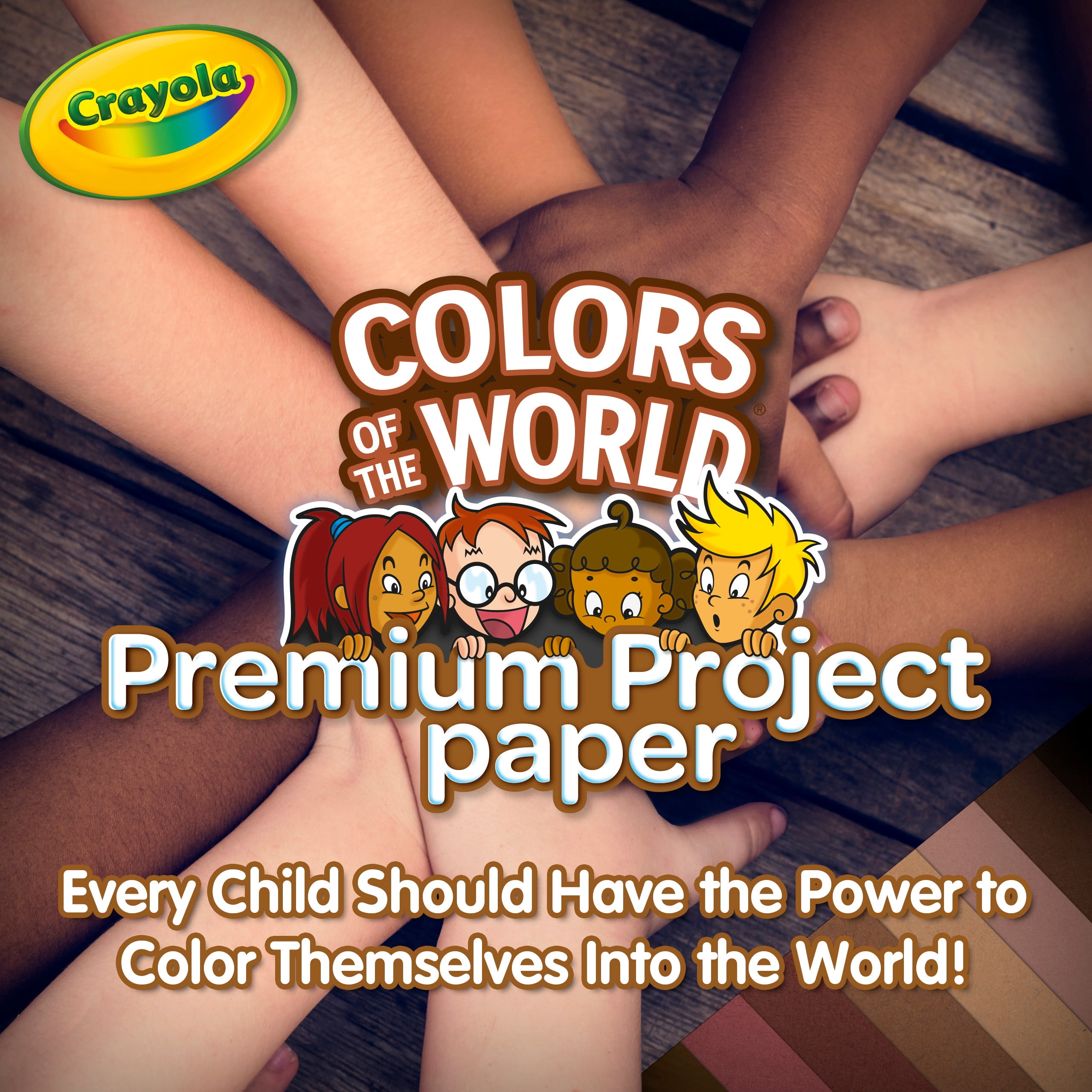 Crayola Colors of The World Construction Paper, 48 Sheets