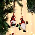 thumbnail image 4 of Adornos para árboles de Navidad de madera Árboles de Navidad de dibujos animados Colgantes pintados Colgantes para fiestas en casa Decoraciones artísticas para fiestas Eigraketly ZHF2746-00, 4 of 7
