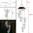 thumbnail image 2 of Angel Solar Wind Chime, Color Changing Solar Mobile Wind Chime Light for Home Party Yard Garden Outdoor Decor, Birthday for Mom, 2 of 9