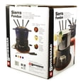 thumbnail image 5 of Juego de fondue de hierro fundido Swissmar Sierra, 1,6 cuartos de galón (1,6 litros), perfecto para fondues de carne, queso y chocolate, ideal para conectar con la familia y para regalar. 12 piezas, c, 5 of 5