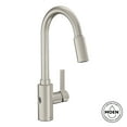 thumbnail image 2 of Moen 7882EW Genta Lx 1.5 GPM Single Hole Pull Down Kitchen Faucet - Spot Resist Stainless, 2 of 7