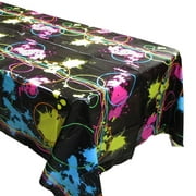 Glow Party Tablecovers (2), Glow Birthdays, Party Supplies, Black Light Decorations