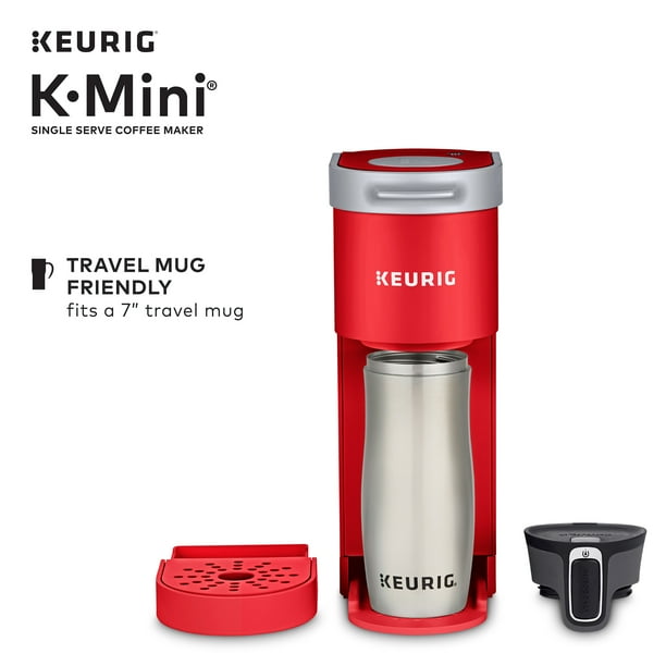 Keurig K-Mini Single Serve K-Cup Pod Coffee Maker, Brew New, Poppy