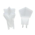 thumbnail image 1 of Molde de silicona cónico para hacer adornos de arcilla hechos a mano para niños y adultos Hexágono, 1 of 9