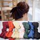 thumbnail image 1 of Cinta para el pelo, pañuelos de seda satinada estampados, diadema larga a rayas, lazo para el pelo a cuadros, lazo para el pelo, coleteros, corbatas para la cabeza vintage para mujeres y niñas (paquete de 7) JM JM, 1 of 4