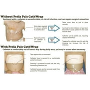 Pedia Pals CathWrap, Child Dressing Breathable Fabric, Hook & Loop, Machine Washable (Medium)