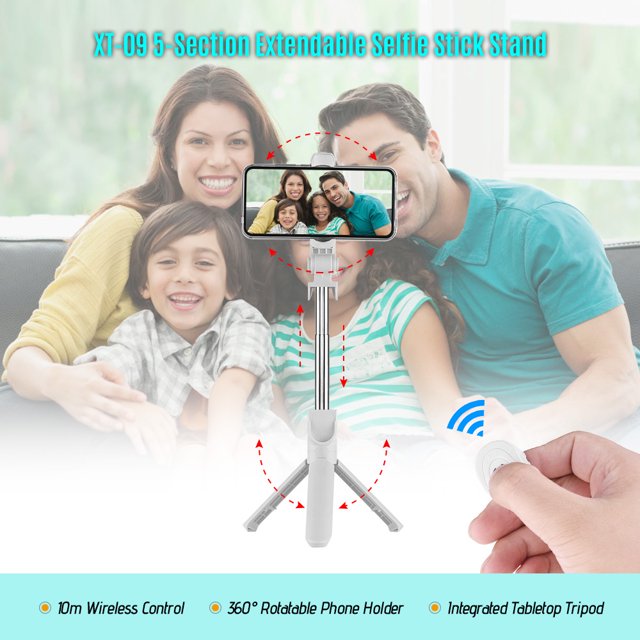 Selfie Rod,Remote 10m With Bt Remote Stick Universal Hu Table Handheld Stick Stick Eryue Handheld Stick