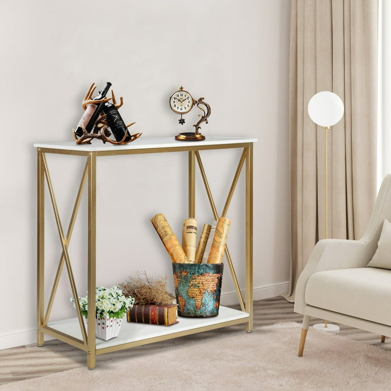 Walmart gold side table online