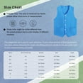 thumbnail image 7 of iiniim Kids Girls Volunteer Safety Vest Button Up Open Front Waistcoat Sleeveless Activities Shirt Tops Navy Blue M, 7 of 7