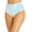Blue, variant on L Space Womens Portia Gingham High Waist Bikini Swim Bottom