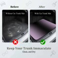 thumbnail image 2 of Universal Car Trunk Mat 37"x54", Purple Black Ombre Waterproof Cargo Liner, Non-Slip Durability Cargo Mat, Modern Gradient Abstract Art All Weather Rear Trunk Protector for Car SUV, 2 of 9