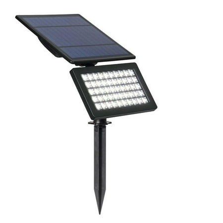 

Solar Spot Light 50 LEDs Super Bright IP65 Waterproof Outdoor Landscape Wall Lamp 6000K Built in 4000mah Battery Pathway Security Stake/Wall Lamp for Garden Yard Park