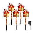 thumbnail image 2 of KeirineCC House Solar Christmas Lights 5 Pack Solar Outdoor Christmas, Christmas Pathway Lights, Walkway Christmas Lights, Waterproof Christmas Outdoor Decorations for Yard Garden Sideway - D, 2 of 6
