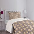 thumbnail image 3 of Ambesonne Anchor Quilted Bedspread Set 2 Pcs, Maritime Pattern Stars, Twin Size, Mauve Sand Brown Coral, 3 of 5