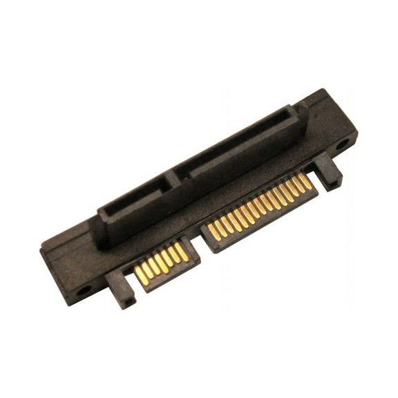 SATA 22 Pin Male to 22 Pin Female Right Angle Adapter