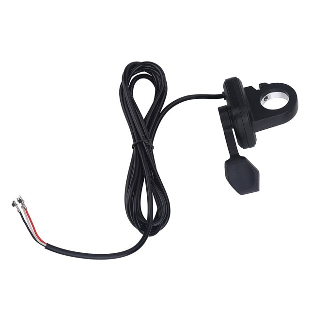 Acelerador De Pulgar Para Bicicleta Eléctrica, Señal De Cableado Blanco Negro Aprox. 87-91g Instale Un Acelerador De Bicicleta Eléctrica Más Fácil, Scooters Eléctricos Para