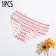 thumbnail image 2 of Nuevo Tipo 1pcs poliéster mujer ropa interior cómoda y suave poliéster transpirable niña bragas lindo impresión mujeres calzoncillospangjing, 2 of 4