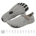 thumbnail image 2 of Zapatos Agua Secado Rápido Aqua Socks Playa para Hombre Mujer (45) Gris Claro Gris, 2 of 9