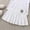 White2, variant on Girls Pleated Uniform Skirt High Waisted Pleated Solid Mini A-Line Skirt (Grey1 2-3 Years)