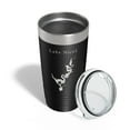 thumbnail image 4 of Lake Nicol Map Tumbler Travel Mug Insulated Laser Engraved Coffee Cup Alabama 20 oz Black, 4 of 5