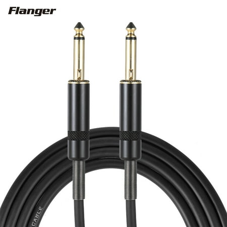 Flanger FLG-001 Pro Guitar Super Silent Plug Cable High Class Electric Guitar Connecting Cable Audio Cable No Noise No Electricity Buzz 3 Meters