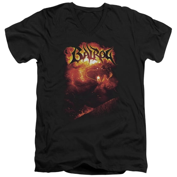 Lord of the Rings Balrog S/S Adult V-Neck Black