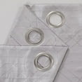 thumbnail image 4 of St Pierre Solid Textured Design 54" x 84" Single Window Panel in Silver, 4 of 6